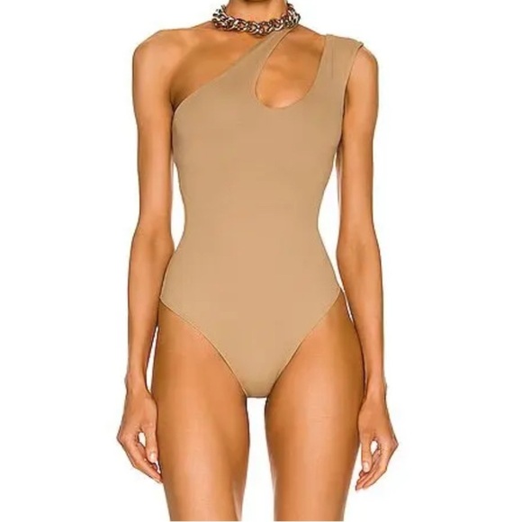 ALIX NYC Grayson asymmetrical One-Shoulder bodysuit size M - Picture 2 of 6